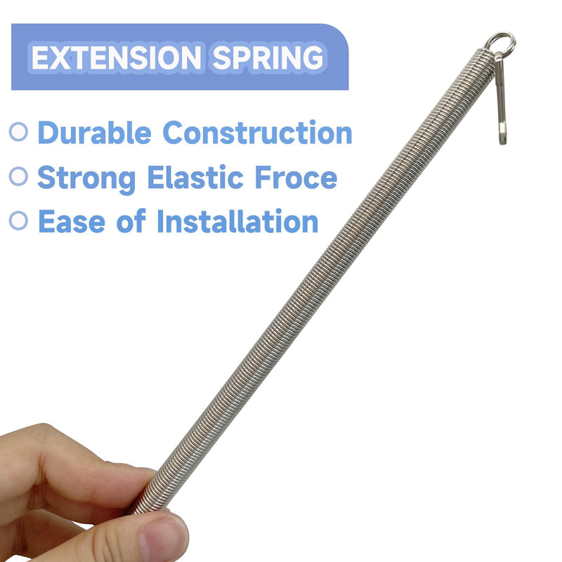2Pcs Screen Door Springs, 20-Inch Extension Springs with Hook Ends for Door, Gate, Camper 20 Inch screen door spring