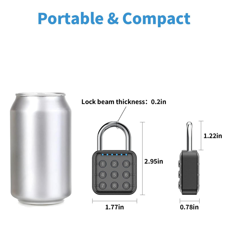 Combination Lock, Combination Lock for Locker, Locker Lock & Gym Locker Lock - High Security, Easy to Use for Gym, School, Travel, Outdoor (Black-2 Pack) Black-2 Pack