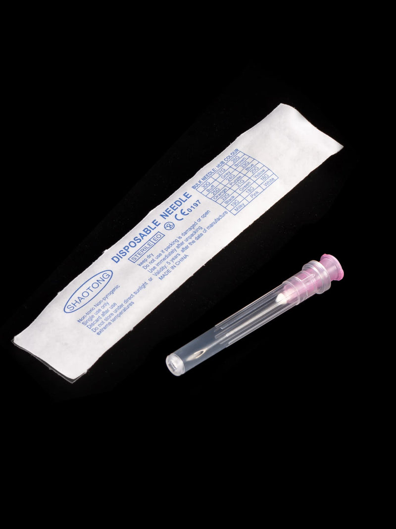Disposable sterile needles 100Pack (18G-1.5IN) 18G-1.5IN