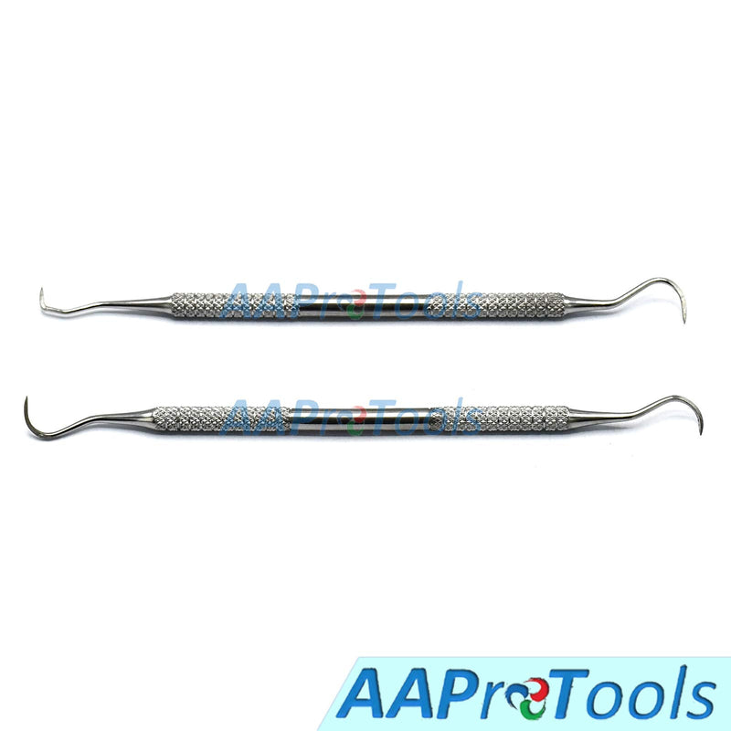 Dental Scaler Anterior Posterior New Periodontics Instrument 2 Pcs Set Sickle H6/h7, Jaquette U15/30