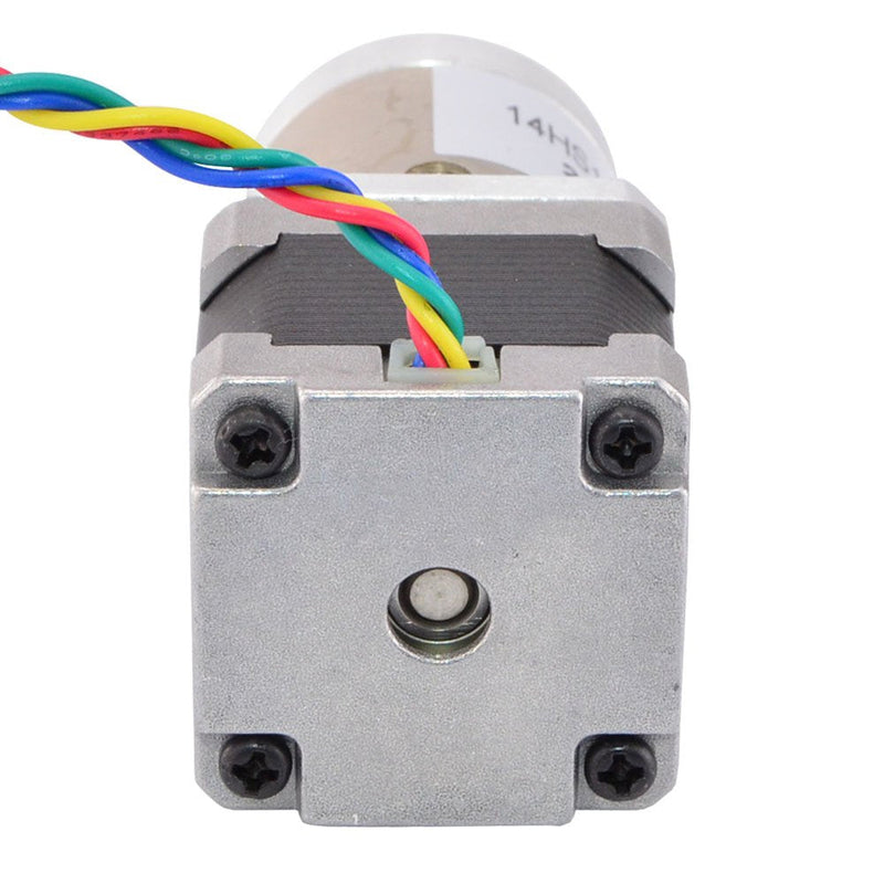 STEPPERONLINE 19:1 Planetary Gearbox Nema 14 Geared Stepper Motor 0.8APrinter Camera Robotics DIY CNC