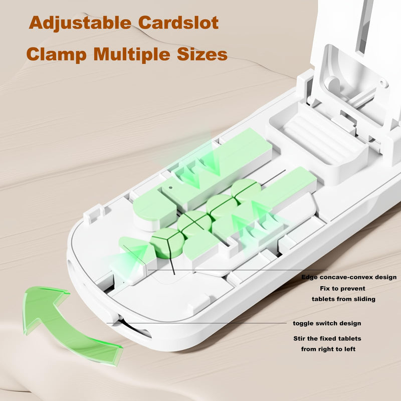 1/4 Pill Cutter for Small Pills, 1/2 1/3 Pill Splitter for Tiny Pills, Easy-Cut Stainless Steel Blade for Tablets, Easy-Grip Portable Pill Crusher with Storage