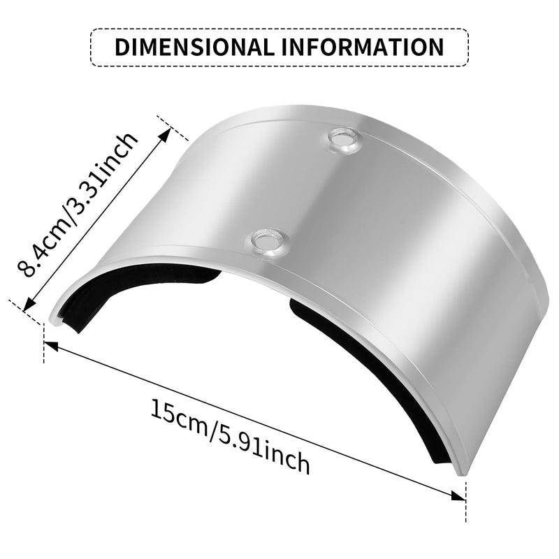 2PCS Drywall Stilt Replacement Parts, Aluminum Alloy Stilt Accessories, Curved Leg Plates for Home Improvement, Plastering, Painting, Wiring 2PCS