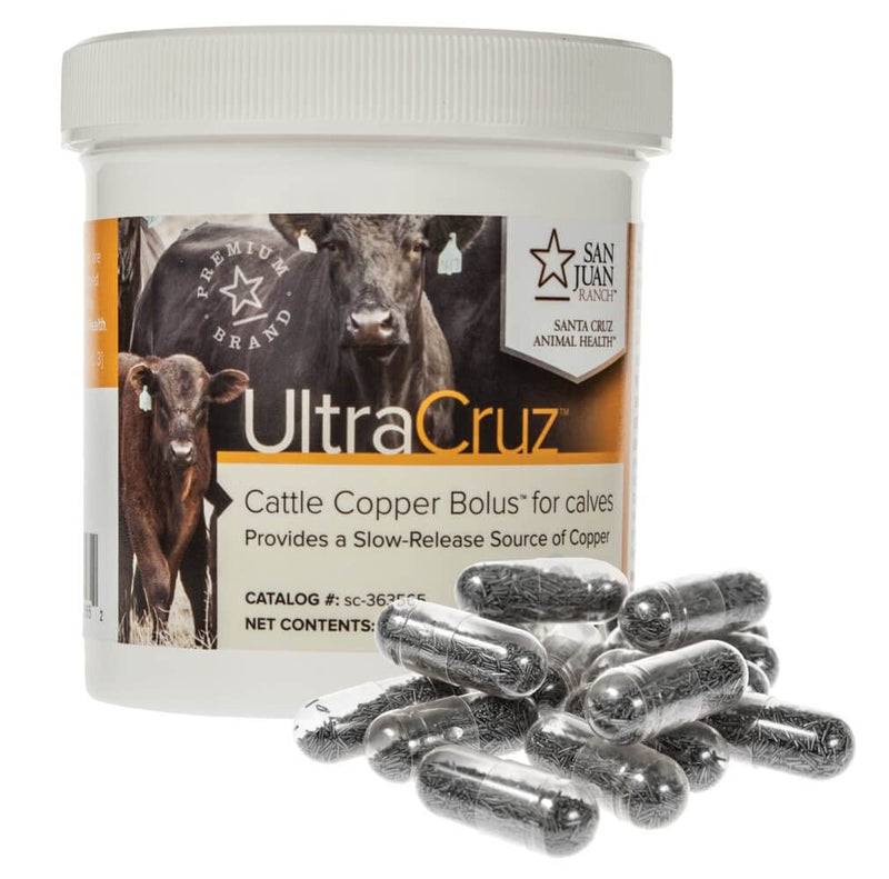 UltraCruz - sc-363565 Cattle Copper Bolus Supplement for Calves, 25 Count x 12.5 Grams - PawsPlanet Australia