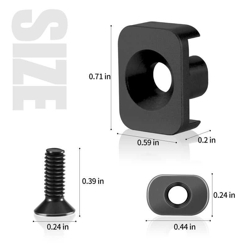 Pressure Switch Cable Guides, Light Pressure Switch Cable Clips -8 Pack(Black) Black 8 Pack