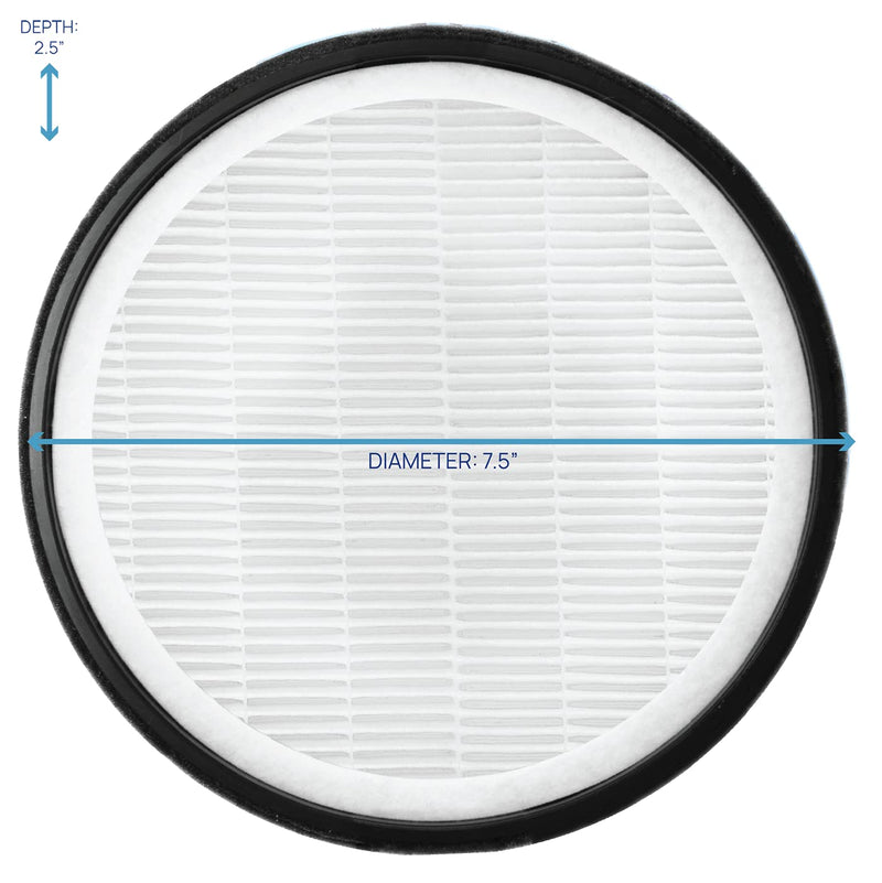 Filter Bros LV-H132-RF High Efficiency Activated Carbon Replacement Filter Fits LEVOIT H132