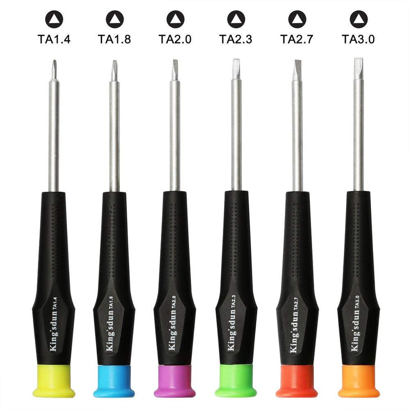 Fixinus Full Triangle Head Screwdriver Set For Electronic Toys, 7-Piece Triangle Security Screws Driver Tool Kit For Thomas McDonald's Toy Series Repair Battery Disassemble - Toys Triangle Driver Set 7 Piece