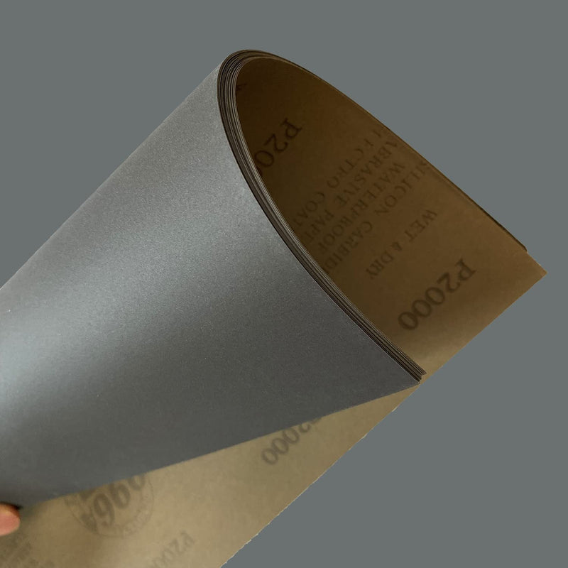 1000 Grit Wet Dry Sandpaper, 9 x 11 Inch Sanding Sheets, 15PCS Premium Silicon Carbide Sand Paper for Wood Metal Ceramic or Auto Polishing and Scratches Removing Grit 1000