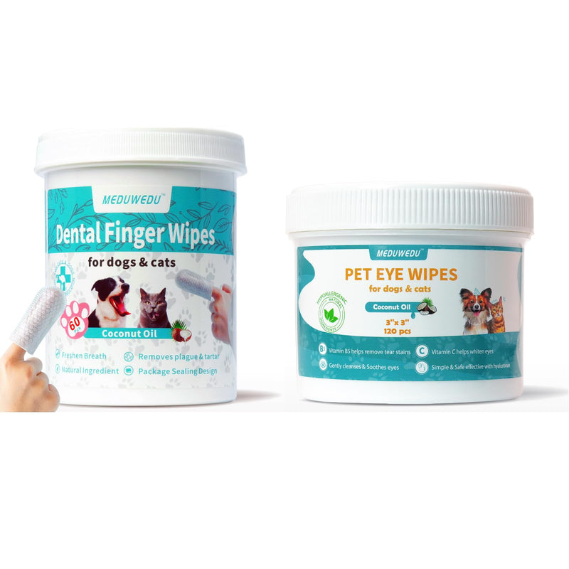 MEDUWEDU Fresh Care Duo – Dental & Eye Wipes with Coconut Scent