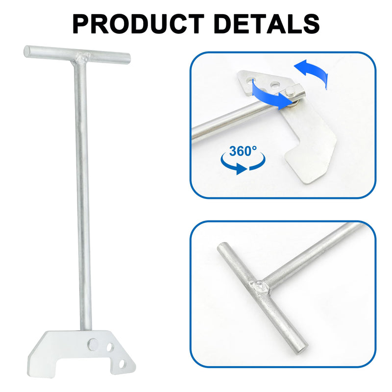Garbage Disposal Wrench, Garbage Disposer Unjamming Wrench Compatible with Waste King, Moen and InSinkErator Garbage Disposal- for Dislodge Jams or Clutter