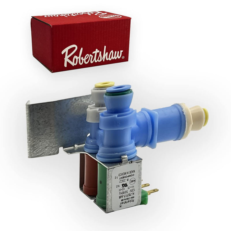 [IMV708 Valve OEM Mania] IMV708 W10408179 4389177 NEW OEM Produced for Whirlpool Kitchenaid Kenmore Refrigerator Water Valve by Robertshaw Replacement Part