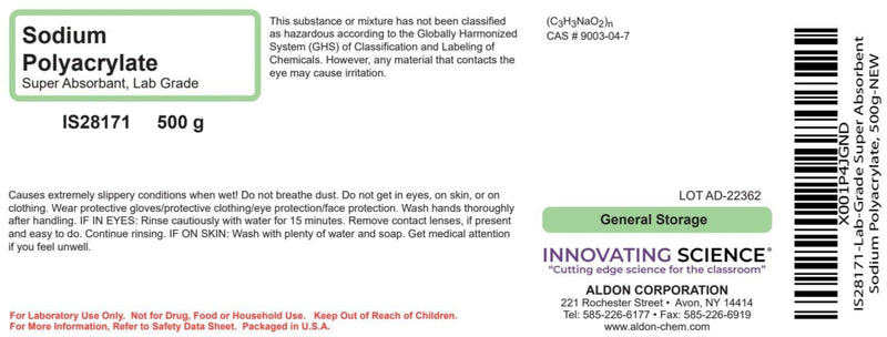 Lab-Grade Super Absorbent Sodium Polyacrylate, 500g - The Curated Chemical Collection