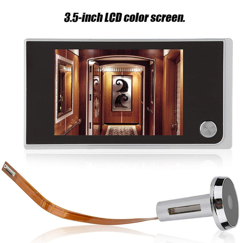 Sonew 3.5inch Digital LCD Peephole Viewer with Wide Angle Lens for Enhanced Home Security and Easy Installation (#01 Door Viewer)