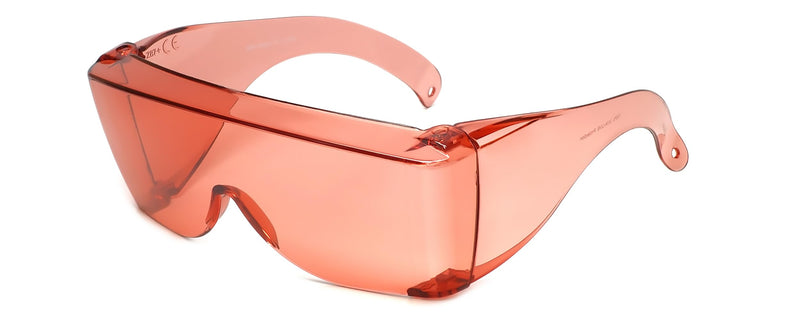 Calabria 6000 Large Fit Over Safety Glasses Fitover Prescription Eyewear Men Women Wrap Around Tinted Anti Fog Scratch Glare 3000 - Fl-41 Pink (3 Pack)