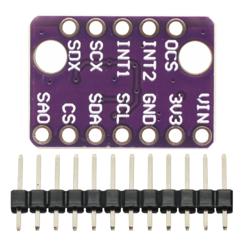 3 Pcs BMI160 GY-BMI160 for 6DOF 6-Axis Rate Gyro Gravity Accelerometer Sensor Module IIC I2C SPI Communication Protocol 3-5V