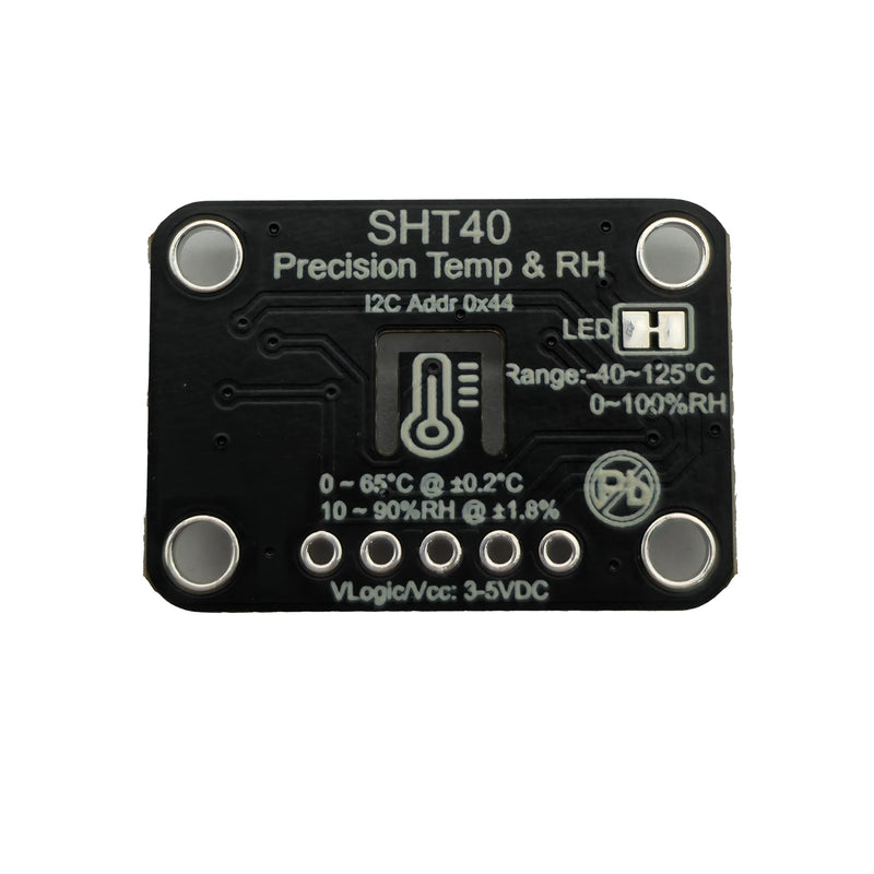 2PCS SHT40 Temperature Humidity Sensor Module, I2C, ±0.2℃ Precision, Temp/RH, Breakout Board for Arduino ESP32 2