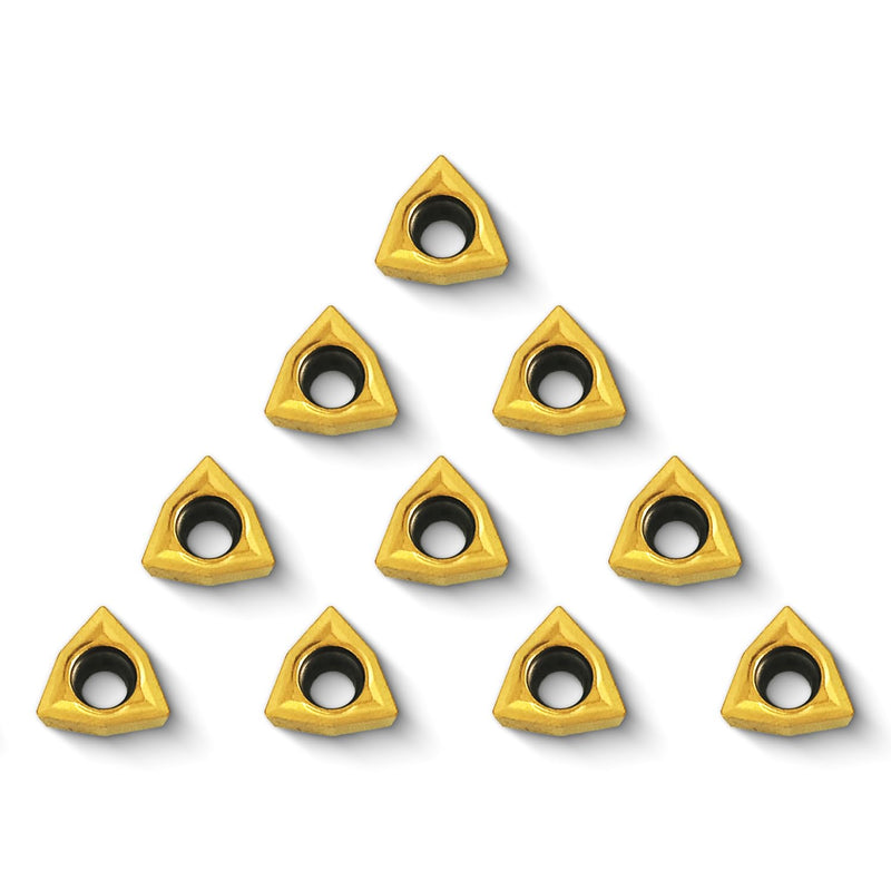 20 PCS Carbide Turning Inserts, WCMT06T304 (WCMT32.51) CNC Lathe Replacement Carbide Inserts for Indexable Lathe Turning Tool Holder
