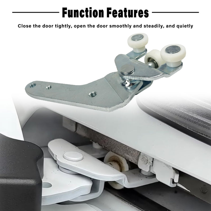 Sienna Bottom Sliding Door Roller Hinge Right Compatible with 2010-2021 Sienna Passenger Side Center Power Door Roller Assembly Replace 68350-08031