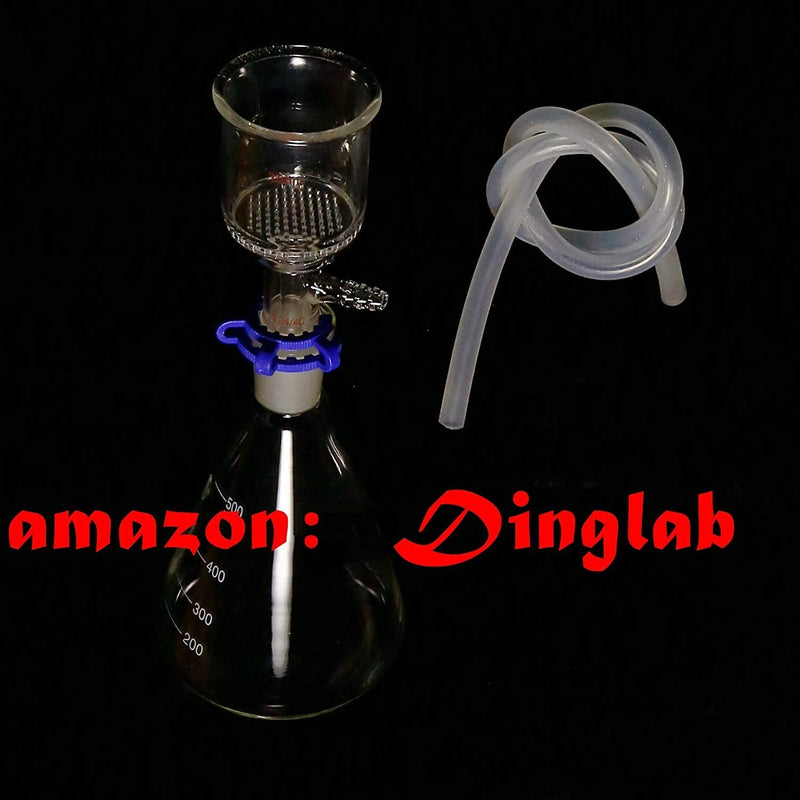 500ml,24/40,Suction Filtration Device,47mm Buchner Funnel & Glass Flask
