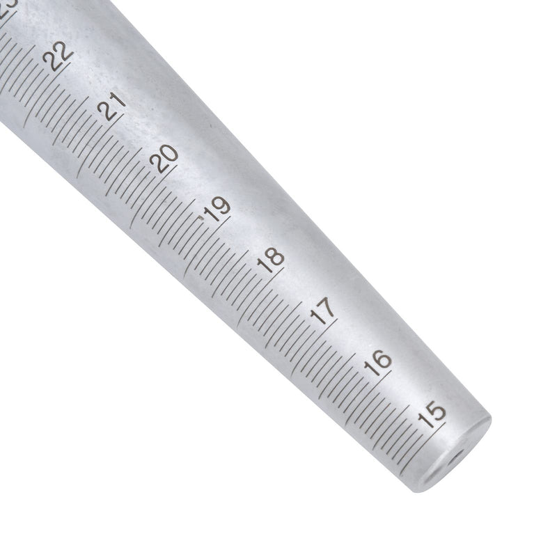 Aperture Gauge Conical Feeler Ruler Stainless Steel Inner Diameter Measuring Tool Tapered Ruler Digital Aperture Gauge 15‑30mm