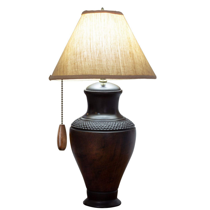 4 Pieces Ceiling Fan Chain Pulls Wooden Pull Chain Extension Pull Chain for Ceiling Light Lamp Fan Chain (Walnut Color)