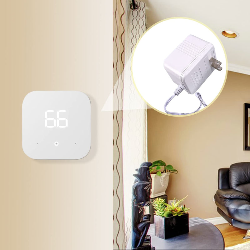 24V Doorbell Transformer Adapter Compatible with Nest Honeywell Ecobee Sensis All Versions of Ring Video Doorbells Thermostats Power Supply Adapter (26FT White, 12.0, Watts) 26FT white 12.0 Watts