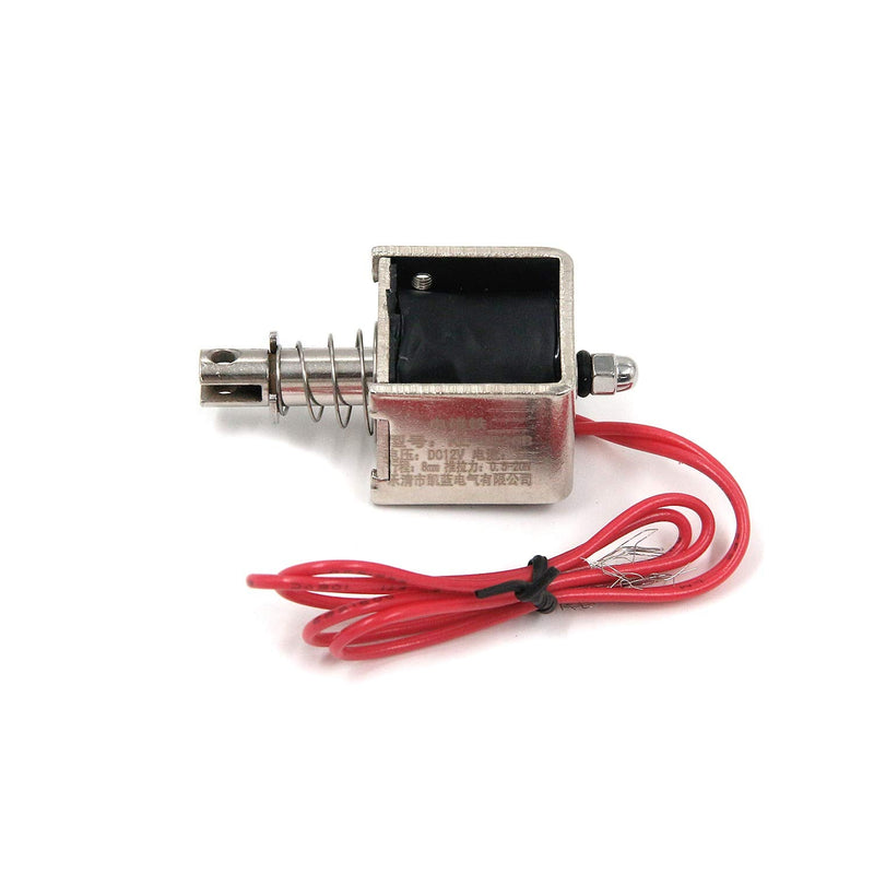 T Tulead Stroke 10mm Push-Pull Solenoid Micro Solenoid Electromagnet 20N Suction 2.2"x1",20N