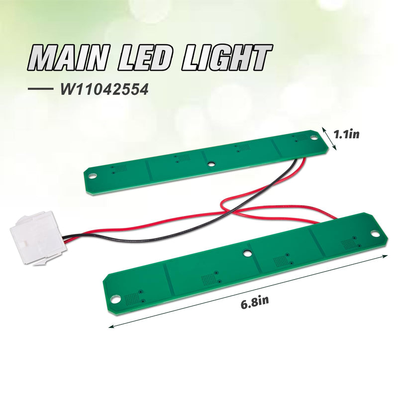 W11042554 Refrigerators LED Light Module Assembly Board Compatible with Whirlpool, Maytag, Amana Refrigerator,Replaces W11527432 W11101384 W11333374 W11387579