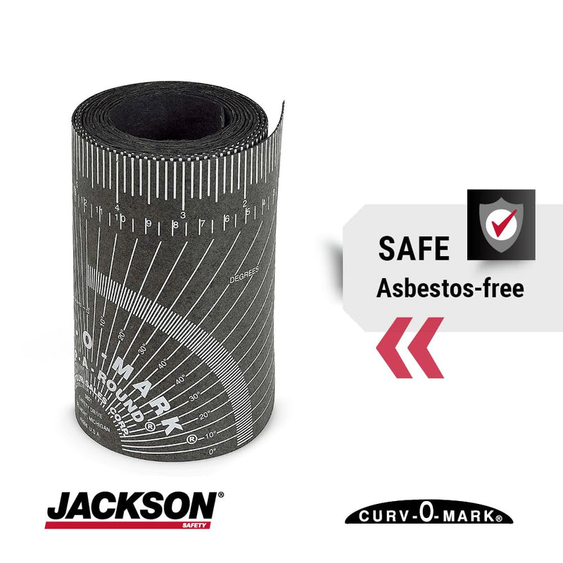 Jackson Safety Pipe Measuring Tool - Wrap-A-Round Tape Pipe Fitting Tool (Multiple Sizes and Heat Ratings) 350⁰ F Heat Rating Medium