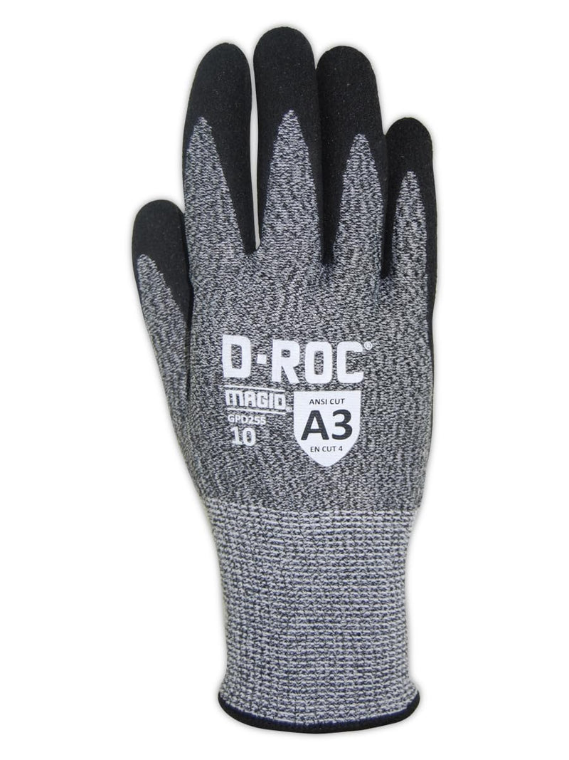 MAGID Griffin Gear ANSI A3 Hyperon Blended Sandy Nitrile Coated Work Gloves, 12 Pairs, Size 7/Small, GPD255 12 Pair