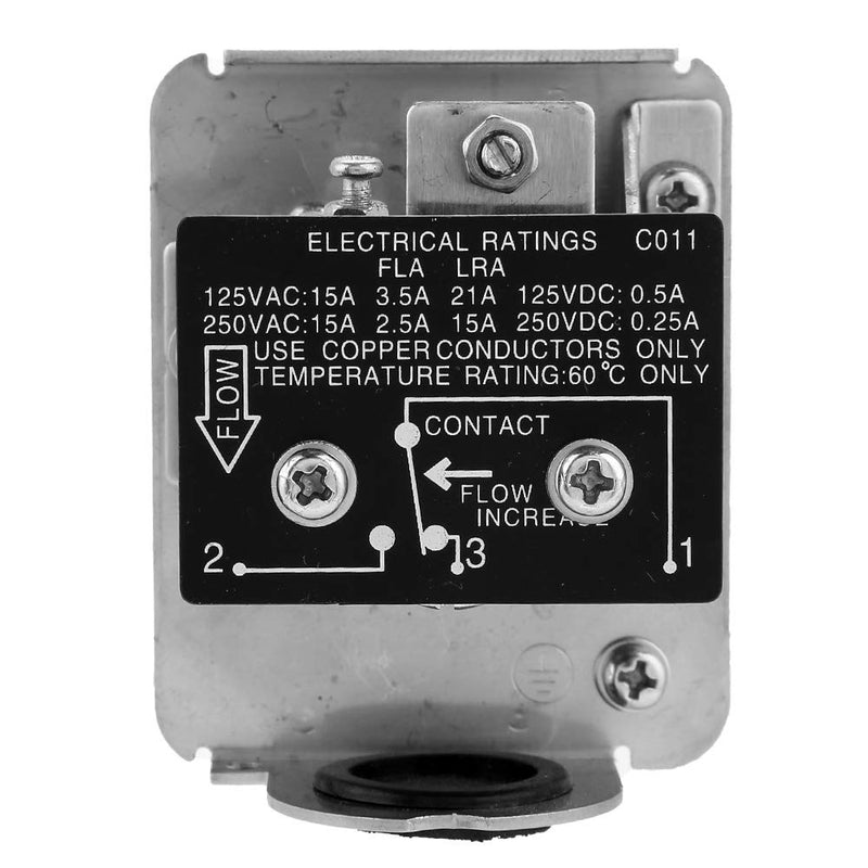 HFS-25 1"/dn25 Flow Switch, Water Flow Switch SPDT Contacts 6-380V, DN25 Stainless Steel Liquid Water Flow Paddle Control Switch