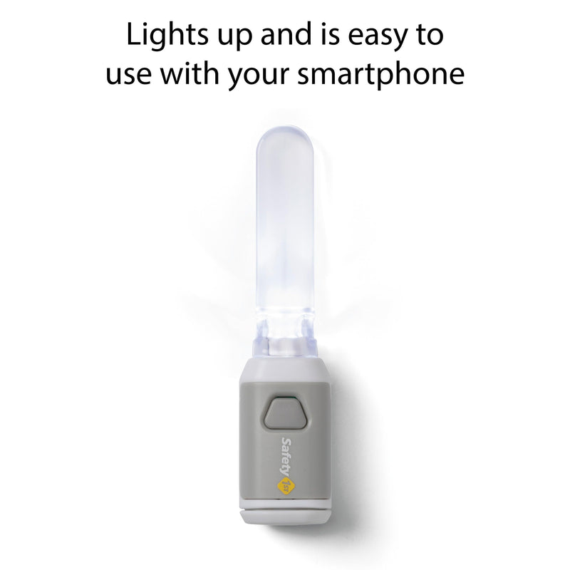 Safety 1st Light Up Tongue Depressor, Illuminates Mouth and Throat to Check for Signs of Irritation, Clear
