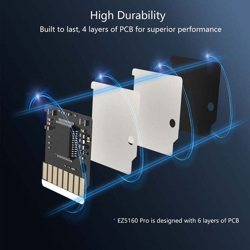 BIGTREETECH New Upgrade EZ2209 Stepper Motor Driver with EZ-Driver Connection V1.0 Support UART Mode for SKR V1.4 Turbo, SKR 2, SKR 3 SKR Pro V1.2, Octopus, Octopus Pro 3D Controller Board (5 Sets) EZ2209*5+EZ-Driver Connector*5