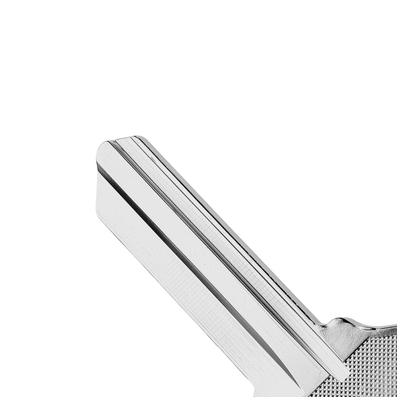 SINJEUN KW1 Blank Key Blanks, Pack of 200 Uncut Blank Keys, Premium Brass Blank Keys for Home and Professional Use, Silver