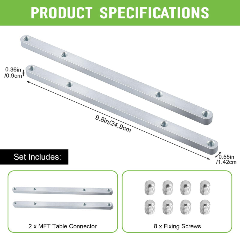 484455 MFT Table Connector Fits for Festool MFT/3, MFT Table Accessories Compatible with Festool Multifunction Tables, Pack of 2