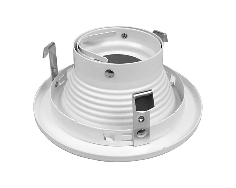 NICOR Lighting 4 inch White Recessed Baffle Trim for MR16 Bulb (14002)