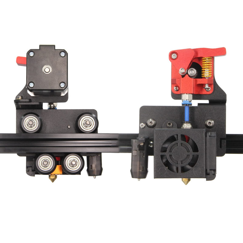 Ender 5 pro Direct Drive Upgrade Kit Aluminum Plate with Dual Gear Extruder with Motor, Easy Print TPU Flexible Filament for Ender 5 (Aluminum Plate+Dual Extruder+Motor Kit) Aluminum Plate+Dual Extruder+Motor Kit