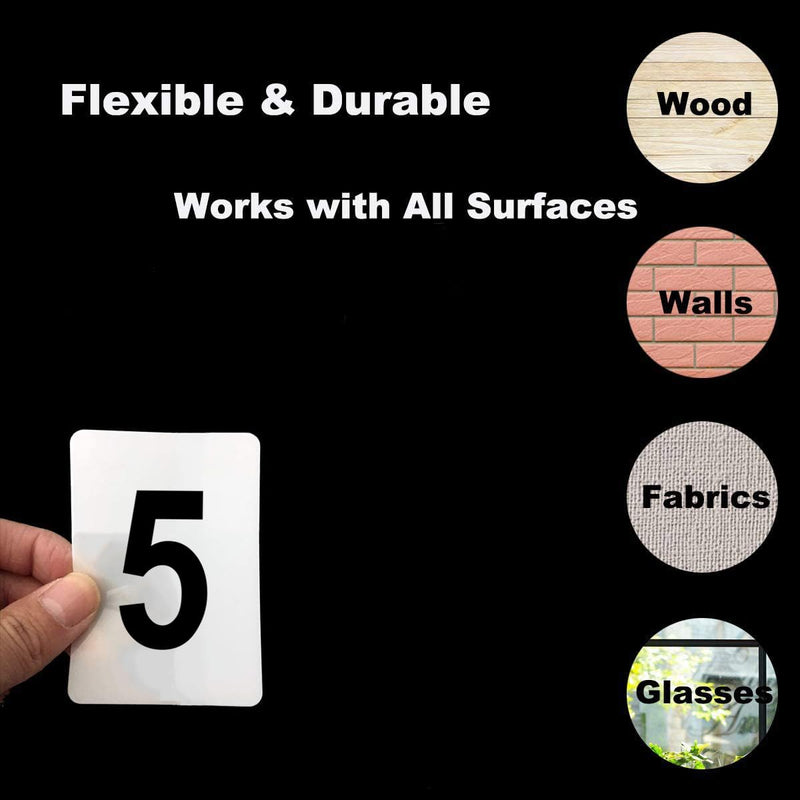 1 Inch Number Stencils for Painting - 11 Pack Number Stencil Templates for Curb Address, Cakes, Cookies, Mailboxes and Crafts, Reusable House Numbers Stencils for Wood Signs & Cement Wall Art 1 Inch