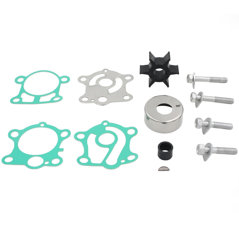 6H4-W0078 Water Pump Impeller Kit for Yamaha Outboard 40 50 HP Boat Engines | Compatible with Marine C25 P50 Models, Replaces 6H4-W0078-00-00, 6H4-W0078-01-00, 6H4-W0078-A0-00, Sierra 18-3429