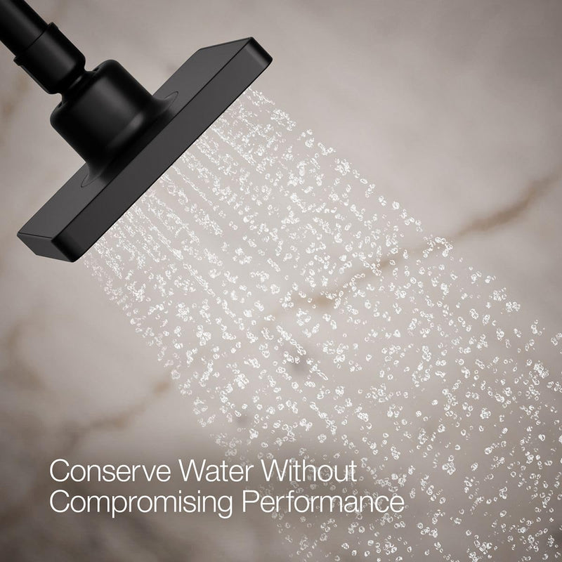 Kohler 24805-BL Parallel® Single-function showerhead, 2.5 gpm, Matte Black