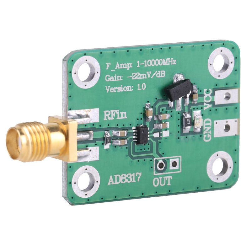 Logarithmic Detector, 1M-10000MHz AD8317 Radio Frequency Logarithmic Detector Power Meter, for Power Detection/Radio Frequency Detection