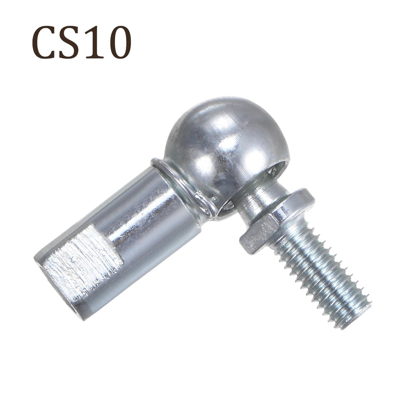 3 Pcs CS10 Angle Ball Joint - [M6 Right Hand Thread] A3 Steel Ball Socket Universal Joints for Automotive, Hinged Door