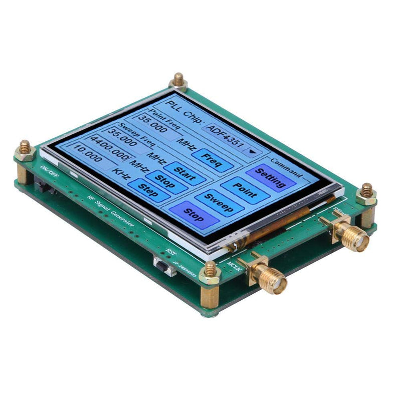 Generator High Exactness Full Touch Screen RF Sweep Dot Frequency Module Radio PC Meter Counter Control With Data Cable SMA Female ADF4350/ ADF4351 (ADF4351)