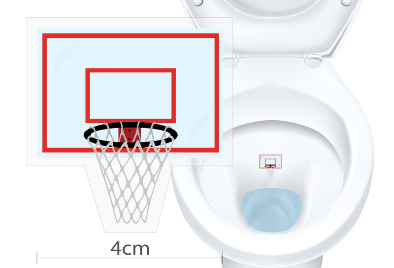 Toilet Target Stickers for Big Boys with Sticker Applicator Tool, Sticks on Wet Surface, Fun Toilet Target Aiming Stickers for Boys and Men