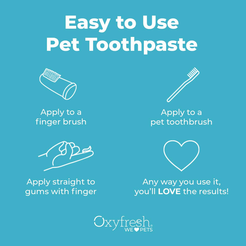 Oxyfresh Cat & Dog Toothpaste, Teeth Cleaning Gel for Plaque, Tartar & Bad Breath, Vet-Approved Pet Dental Care, 1 oz Try Me | 1oz