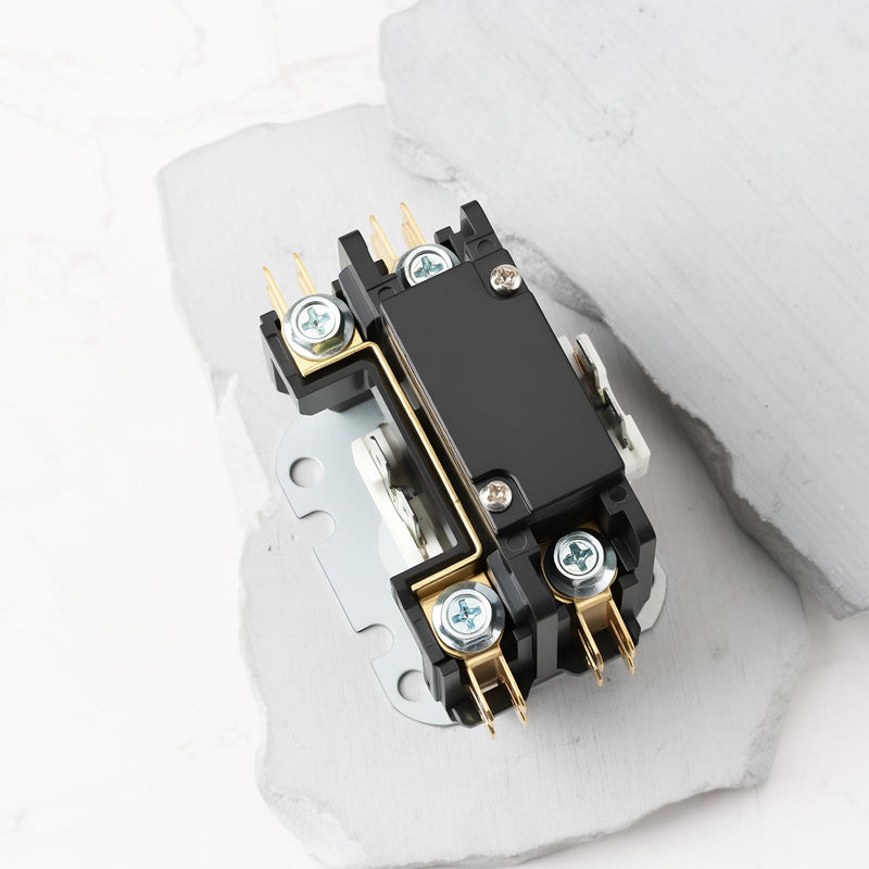 AC Contactor 25A 24V AC 1 Pole DP1P25A24V for Air Conditioner Compressor Fan Motor Control