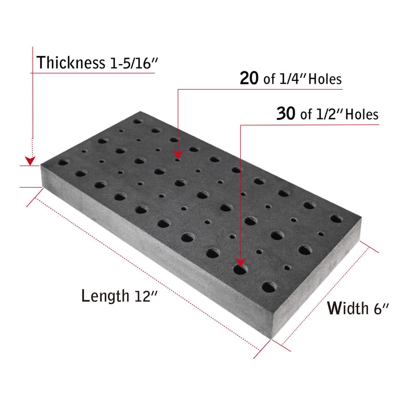 POWERTEC Router Bit Tray Organizer - Holds 50 Bits | 30 1/2" and 20 1/4" Shank Router Bit Holder for Tool Box and Drawer Storage Solution (71217) Router Bit Tray, 50 Bits