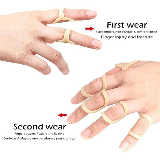 Finger Splint Fixed Adjustable Broken Finger Joint Splint Arthritis Bracket Stabilizer Finger Protector Orthotic Y8Q6 - NewNest Australia