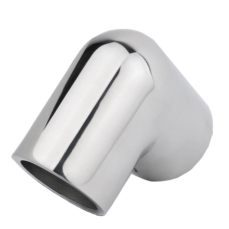 YANYUCB 2-Way Pipe Fitting Elbow Marine 316 Stainless 90 Degree Boat Hand Rail Fitting Elbow Pipe Connector O.D. Tube with L Shape Hex Key 7/8 inch