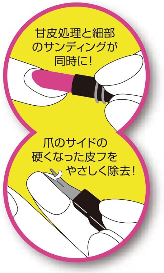 Beauty Nailer Nail Cuticle Care Tool Ceramic Pusher & Side Cul Cutter CEPU-2 - NewNest Australia